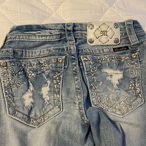 Miss Me signature boot Bling Jeans Size 25